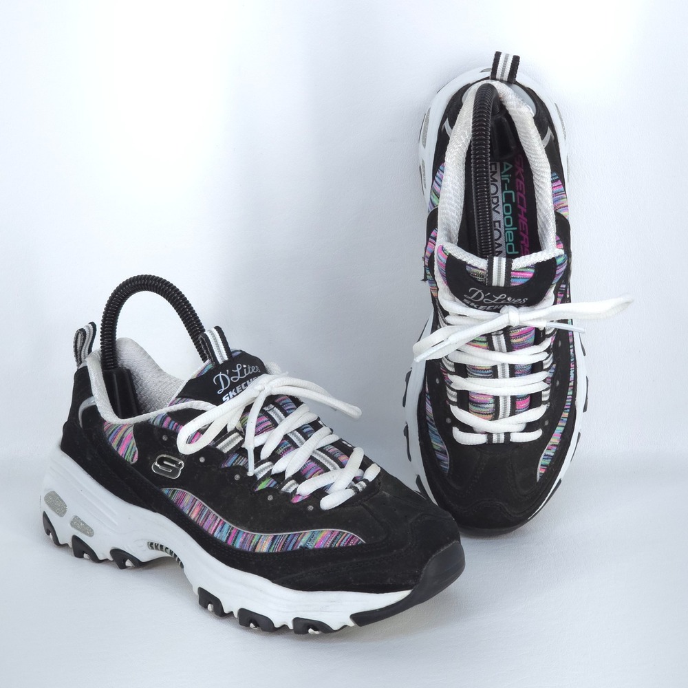Skechers D'Lites Chunky Sneakers 11978 Women 6 Memory Foam Activewear Athleisure